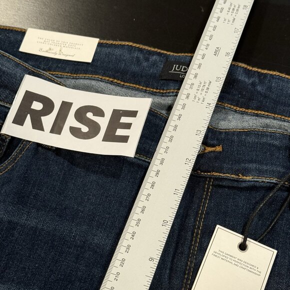 NWT Judy Blue Capri Fit Dark Wash JB82154DK Womens Plus Denim Jeans Size 24W - Picture 11 of 12